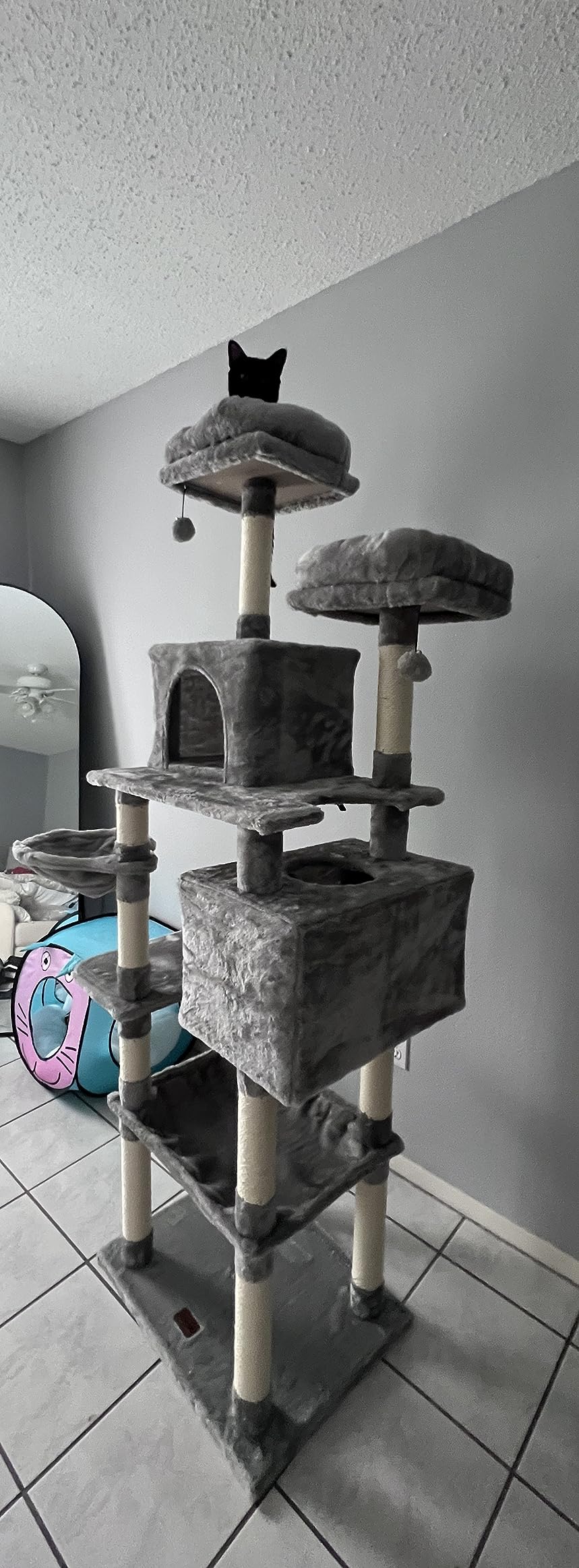 15/mo Finance Kilodor Tall Cat Tree, 65inch Cat Tower Multi Level