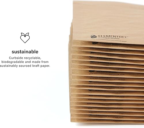 Miniatura 2 de Sobre de correo acolchado de papel (tamaño 0, 50, cuenta)