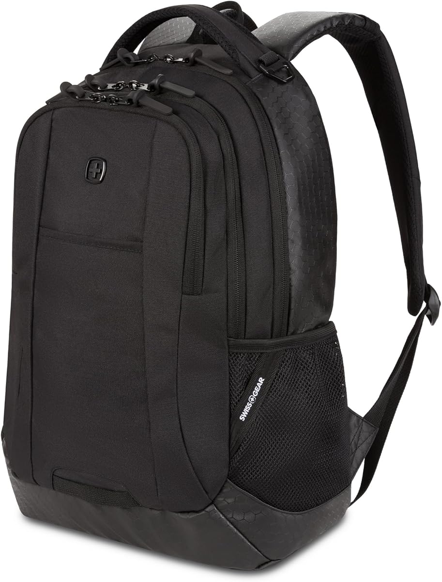 SwissGear Cecil 5505 Laptop Backpack, Black Hex, 18-Inch : Electronics