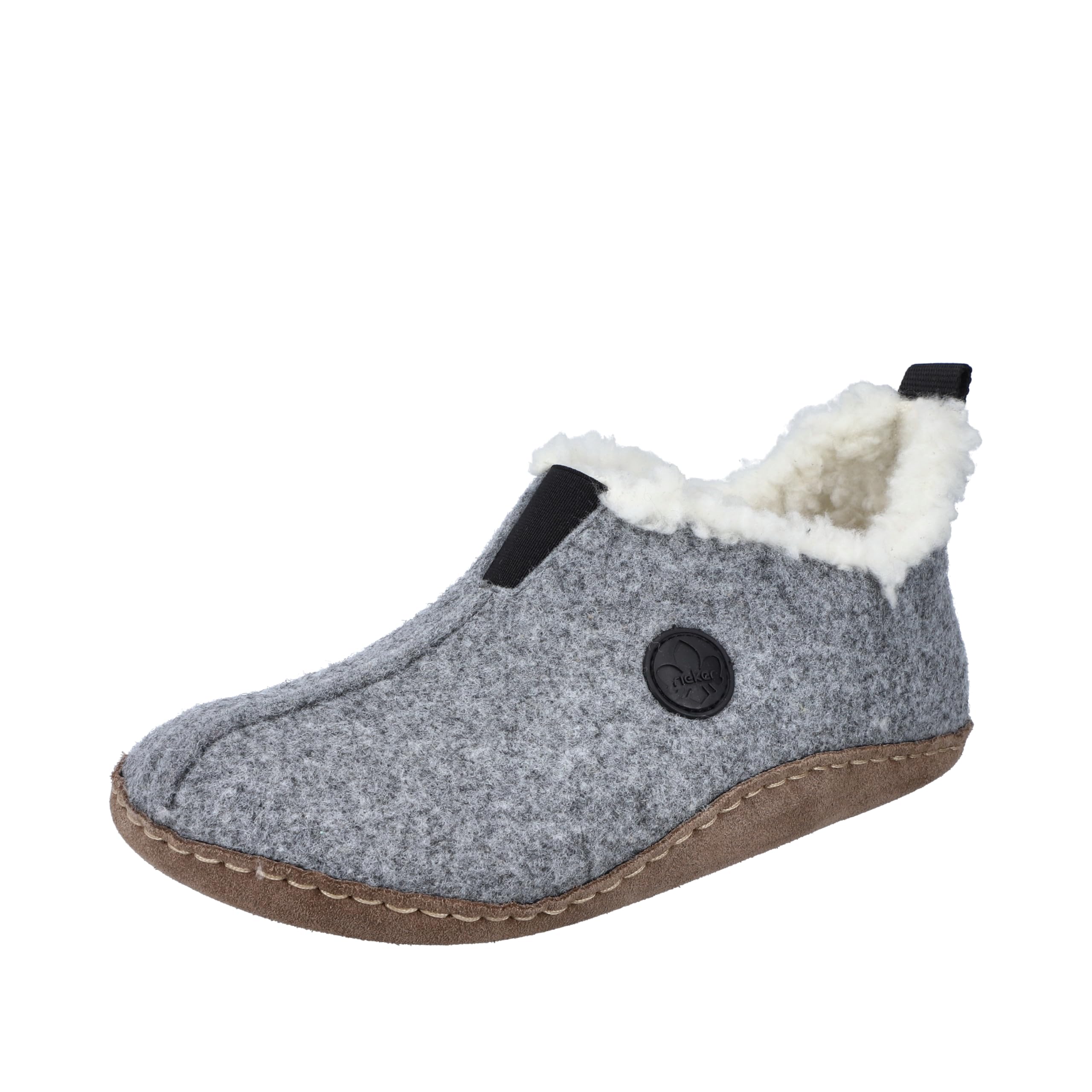 Rieker Women's 66350 Slippers, gray, 3.5 UK