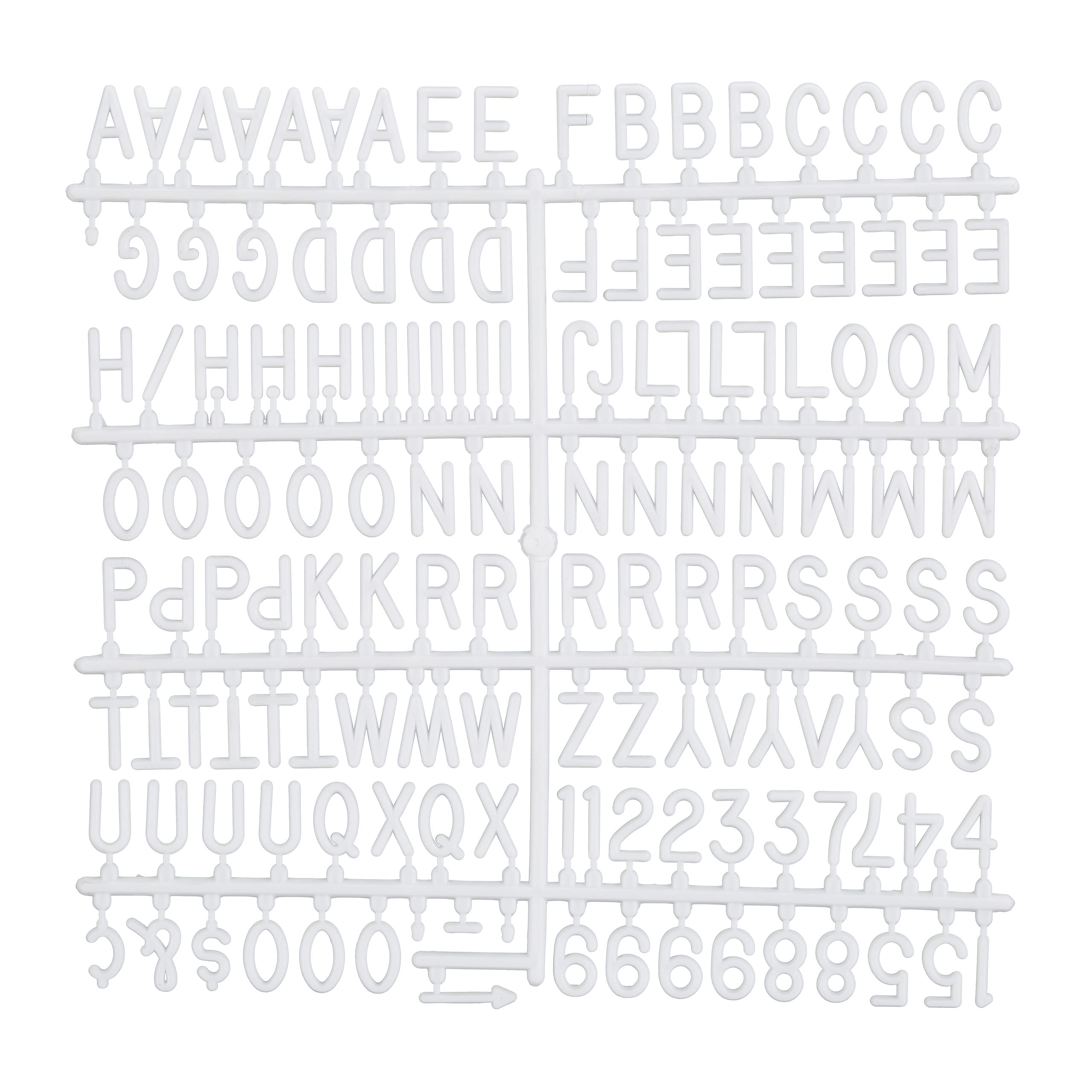 KAJENO Lot De 126 Lettres En Forme De Tableau à Lettres Avec