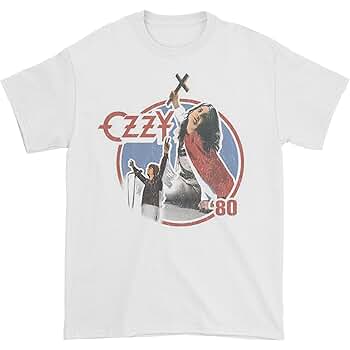 Amazon.com: Ozzy Osbourne T Shirt Blizzard Of Ozz 80S Logo