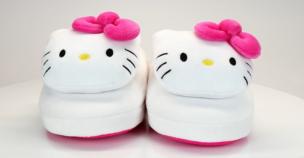 Cinnamon Roll Shoes Sanrio Hello Kitty Kids Slippers Plush Fuzzy