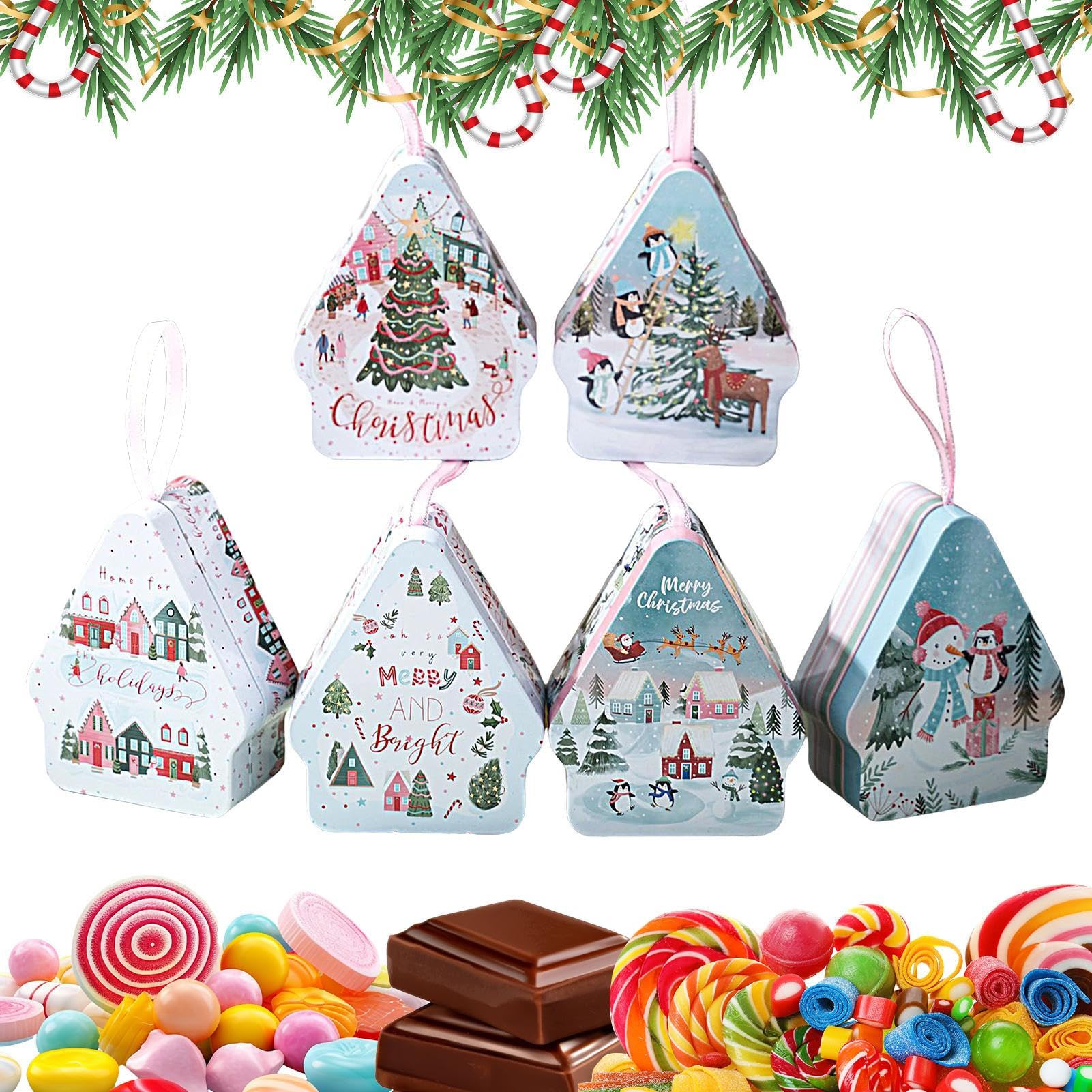 Boîtes à biscuits de Noël en métal pour éviter les gâteaux mous et cassés à la maison