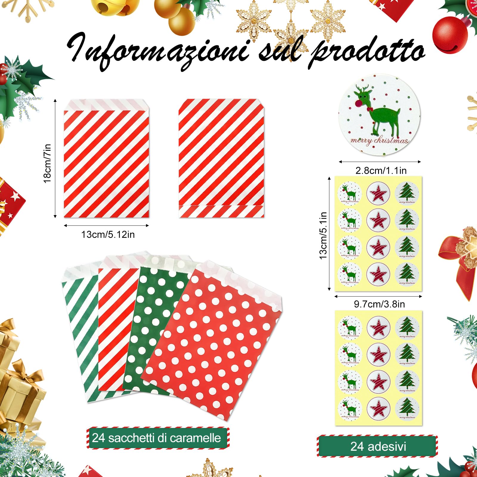 Sacchetti di carta Kraft natalizi: festivi, ecologici e versatili - XINGKUN