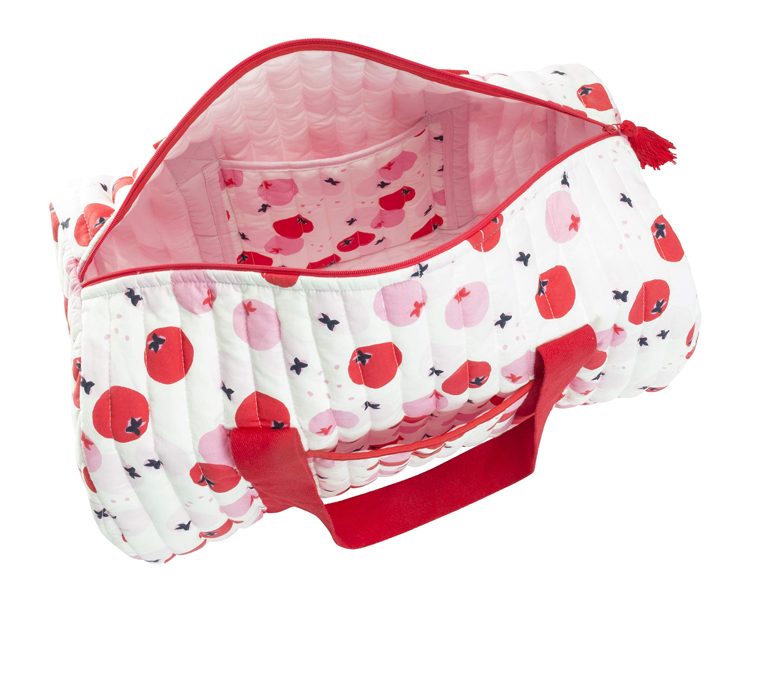 CATIMINI, Sac bowling, Rose, blanc, rouge, Moyen