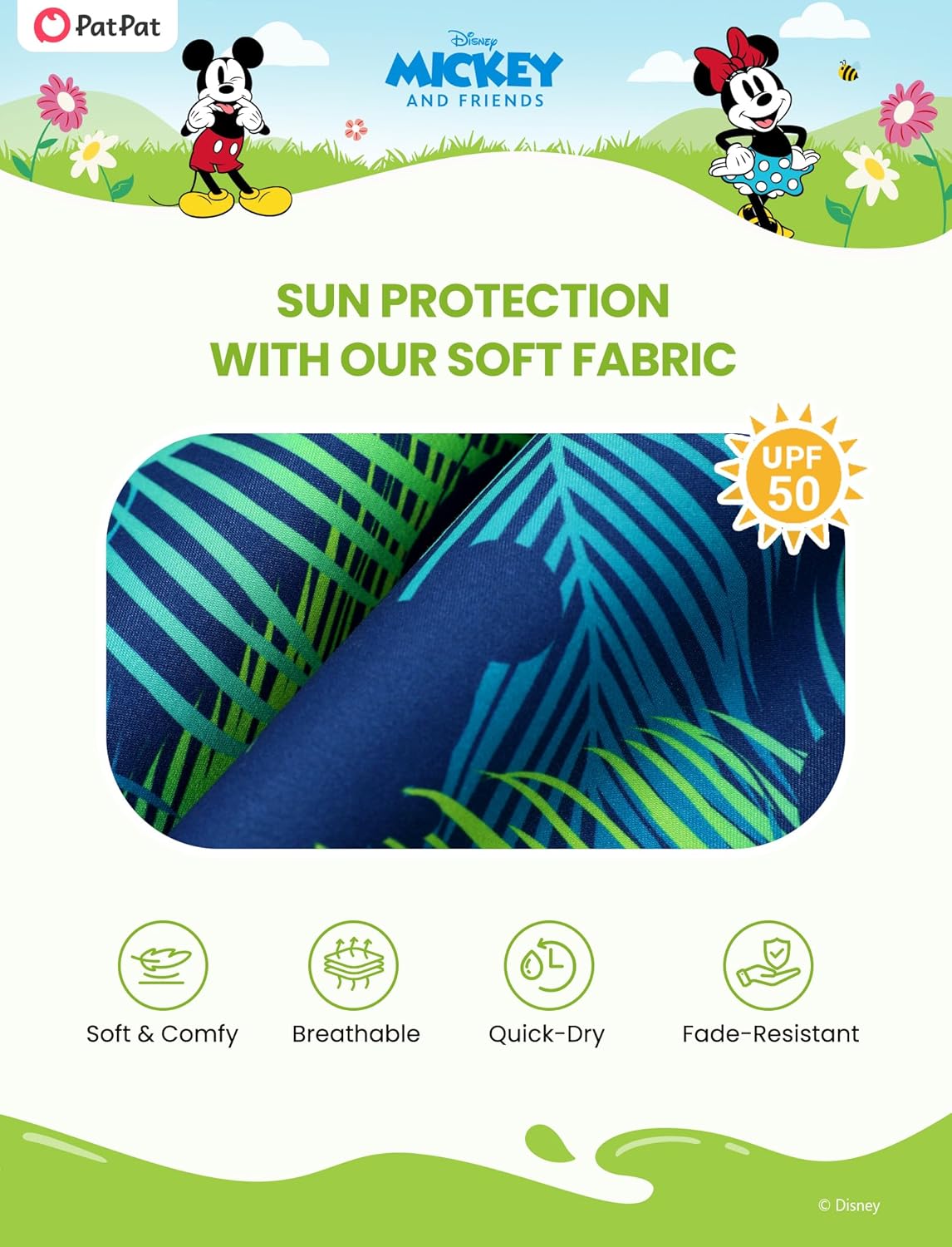 Disney Stitch Spiderman Star Wars Cars Toy Story Mickey Boy Swim Trunks UPF50+Swim Shorts Compression Liner & Quick-Dry 6M-9Y - Image 6