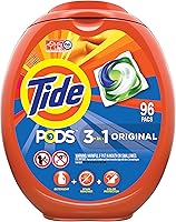 Vista 34 de Tide PODS - Cápsulas de detergente líquido para lavandería, compatible con lavadoras de alta eficiencia, 76 unidades, limpieza potente 3 en 1 en un