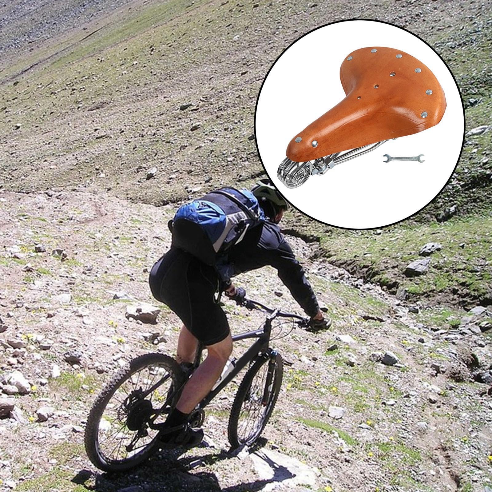 BEALIFE Fahrradsattel, Fahrradsitzkissen, Komfort für Herren mit einzigartiger Druckverteilung für eine angenehme Fahrt, inklusive Sattelbezug, Tasche, Gel