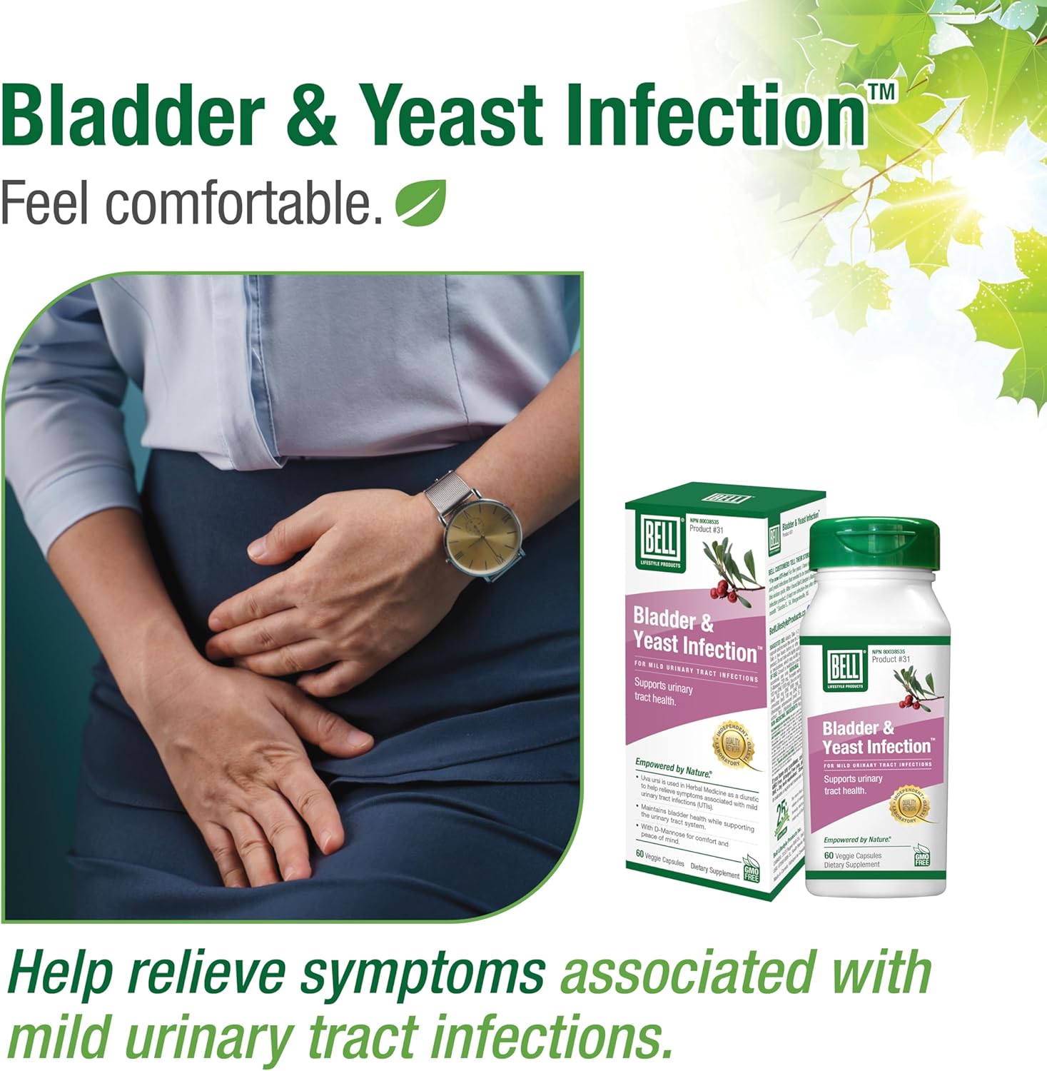 Bell Bladder & Yeast Infection 60 Capsules