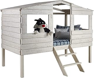 DONCO Twin Rustic Sand Low Loft Tree House Bed