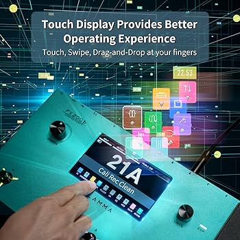 FLAMMA fx200b／マルチエフェクター／バッテリー内蔵／タッチスクリーン Amazon.com: FLAMMA FX200 Multi Effects Guitar Processor with