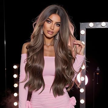 28" Ombre Brown Lace Front Wig - Glueless HD Lace 13x6