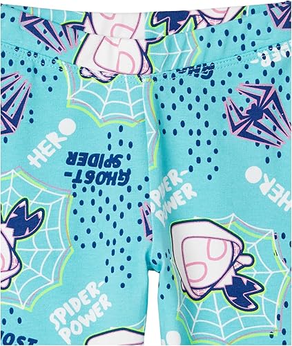 Vista 19 de Yaxa Essentials Disney Marvel Star Wars Frozen Leggings para niñas y niños pequeños, multipaquetes