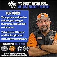 Vista 9 de Kosmos Q SPG BBQ Dry Rub, mezcla de ajo y sal atrevida con azúcar de caña orgánica, condimento de barbacoa para pechuga, pollo, filete, costillas