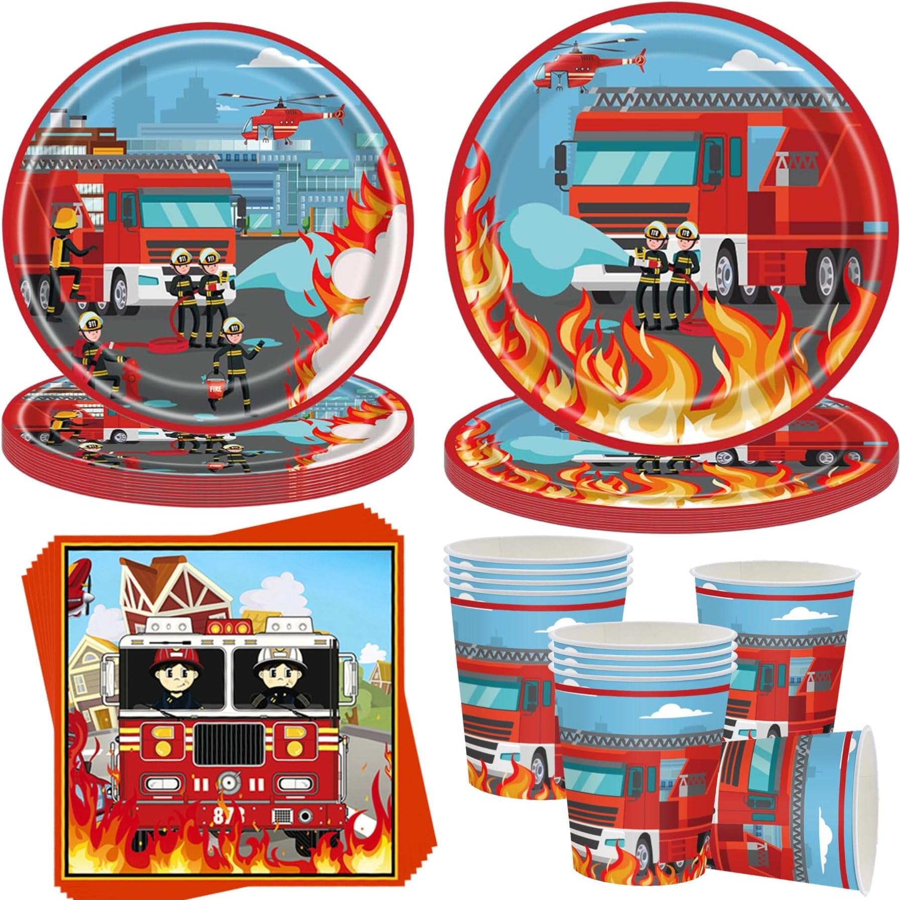 Suchergebnis Auf Für: Kinderteller Feuerwehr