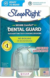 SleepRight Secure-Comfort Dental Guard to Prevent Teeth Grinding and Damage