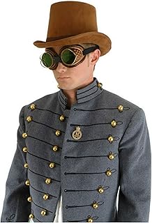 Brown Suede Coachman Hat - Faux Suede Finish with Ribbon Detail, Adjustable Fit, Costume Headwear