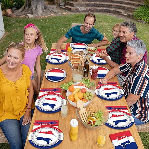 Miniatura 278 de gisgfim 96 piezas de suministros de fiesta de cumpleaños de pollo, platos de papel, servilletas de fiesta temática de pollo, decoraciones