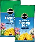 Miracle-Gro Moisture Control Potting Mix for Outdoor and Indoor Plants, 1 cu. ft. 2-pack