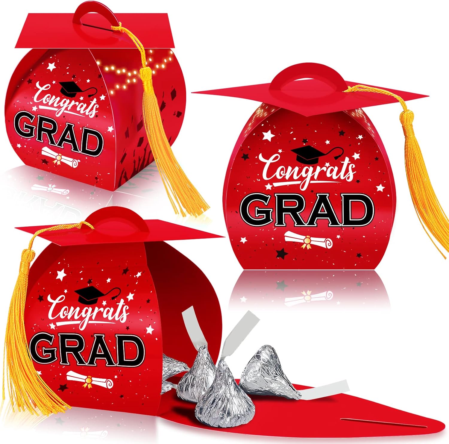 36 Pcs Graduation Cap Gift Box, Graduation Party Favors for