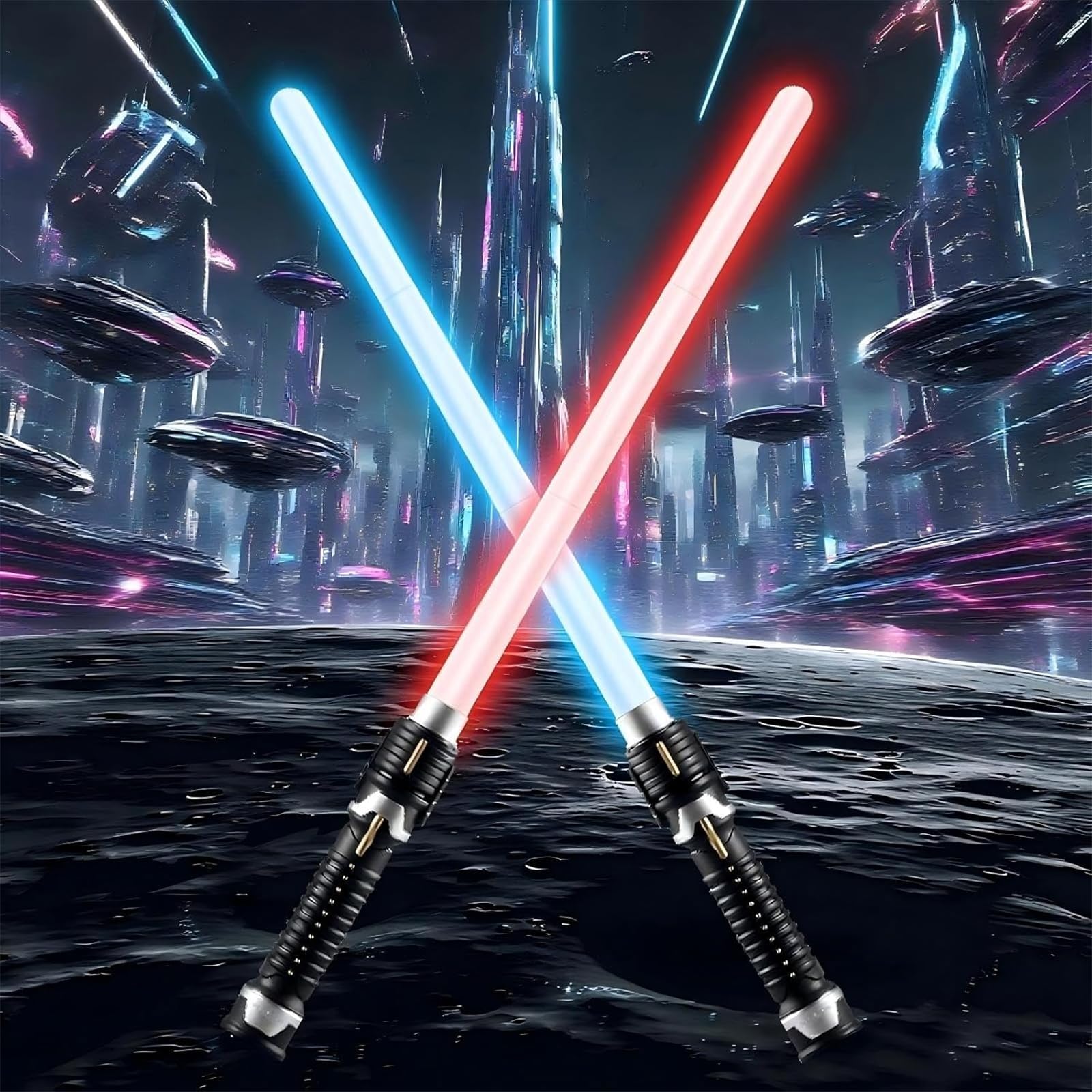 Photo 1 of Pyxovixar Red/Blue Lightsabers - 2 Pack