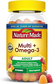 Nature Made Multivitamin Gummies with Omega-3 for Adults