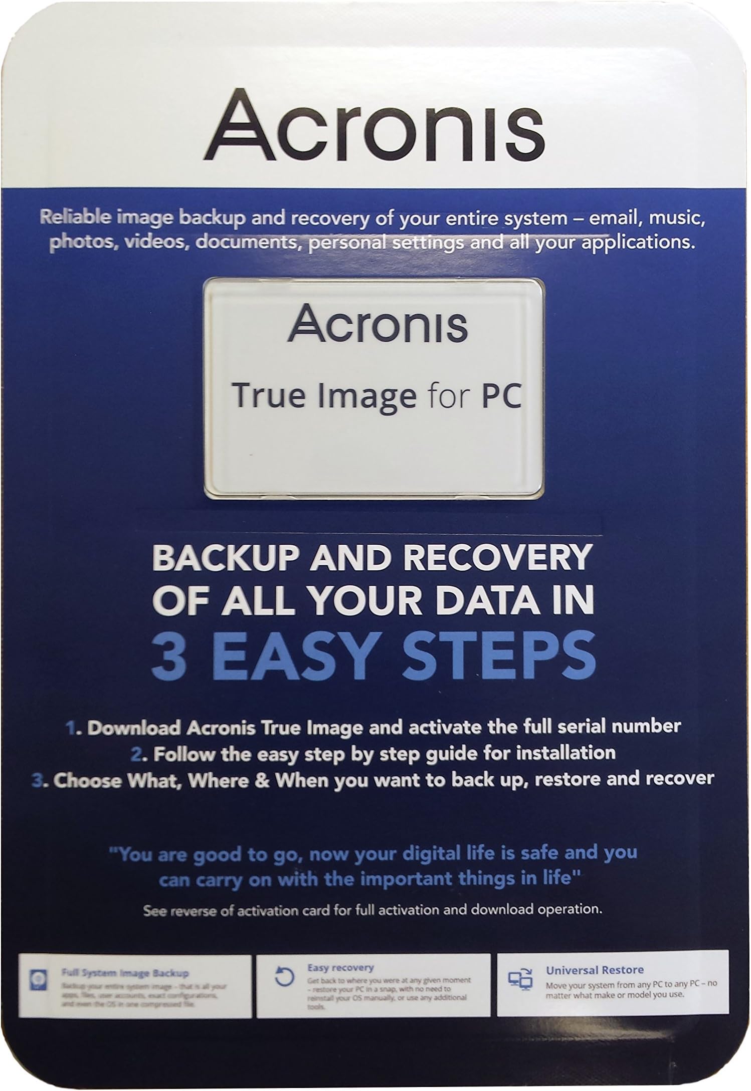 Acronis the Fastest and Easiest True Image Backup Service Software for PC
