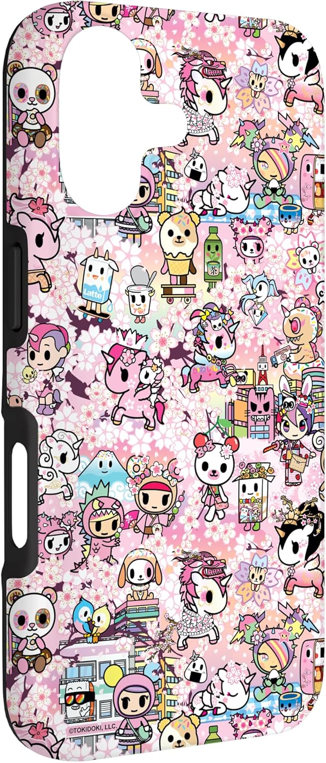Tokidoki Hanami Pincnic Cute Collage Kanji Pattern Case for iPhone 17