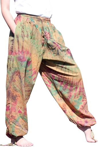 Full Funk Tie Dye Cotton Pants with 