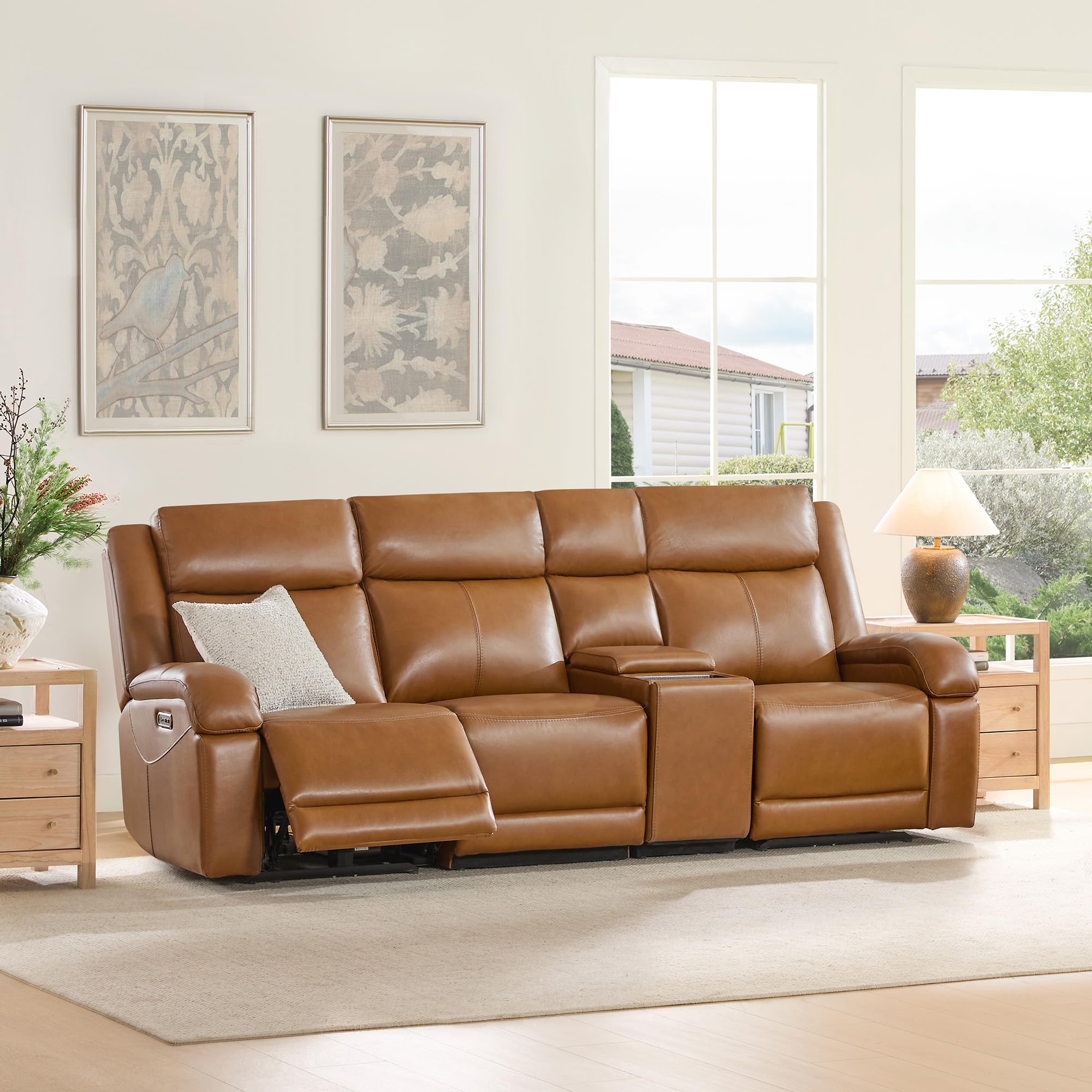 Amazon.com: Watson & Whitely Wall Hugger Power Reclining Sofa with