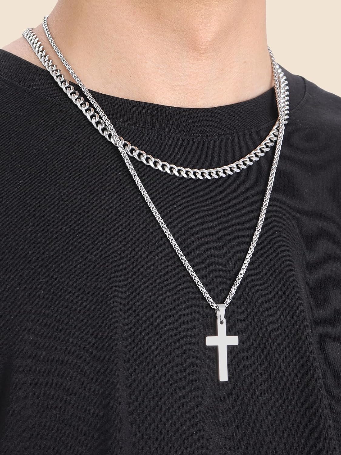 Supcare To My Son Man Husband Dad Boyfriend Love Grandson Always Remember Necklace Gifts for Birthday Graduation Anniversary Durable 6mm/7mm Non Tarnish Stainless Steel Miami Cuban Link Chain 20 Inch - Image 3