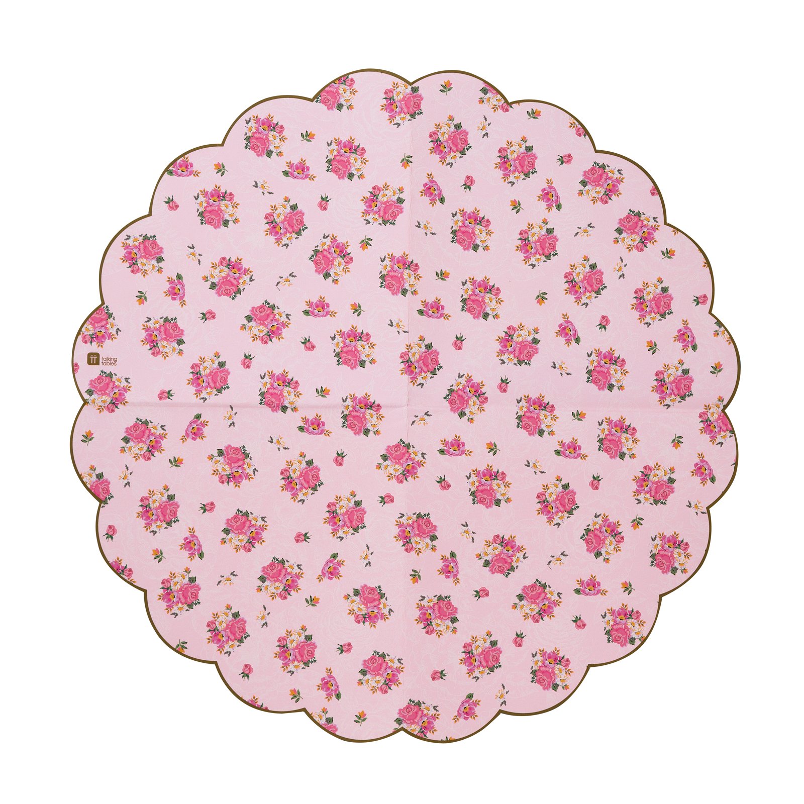 Talking Tables Pack of 20 (33cm) Floral Napkins for Afternoon Tea | Birthday Party | Baby Shower | Wedding and Anniversary, Truly Scrumptious Range, TRULYNAPKIN