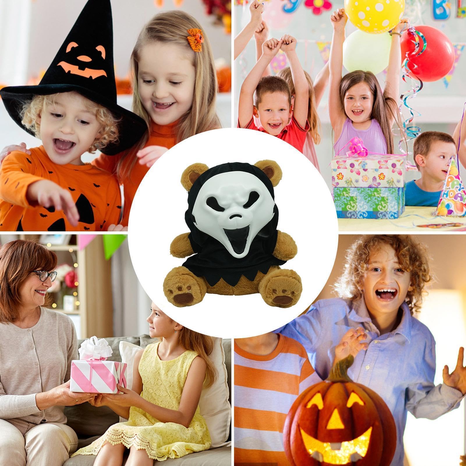 Halloween Pluszowy Niedźwiedź Dekoracja Domu Zabawka sezonowa