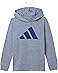 adidas Kids Snow Heather Hooded Tee (Big Kid) - Main View