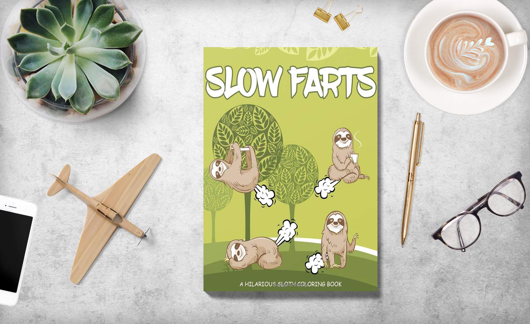 Slow Farts: A Hilarious Sloth Coloring Book for Adults and Kids - Image 3