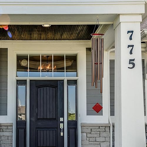 Miniatura 2 de Woodstock 54 pulgadas Neptune campanario de viento de 54 pulgadas, Decorativo, Bronce