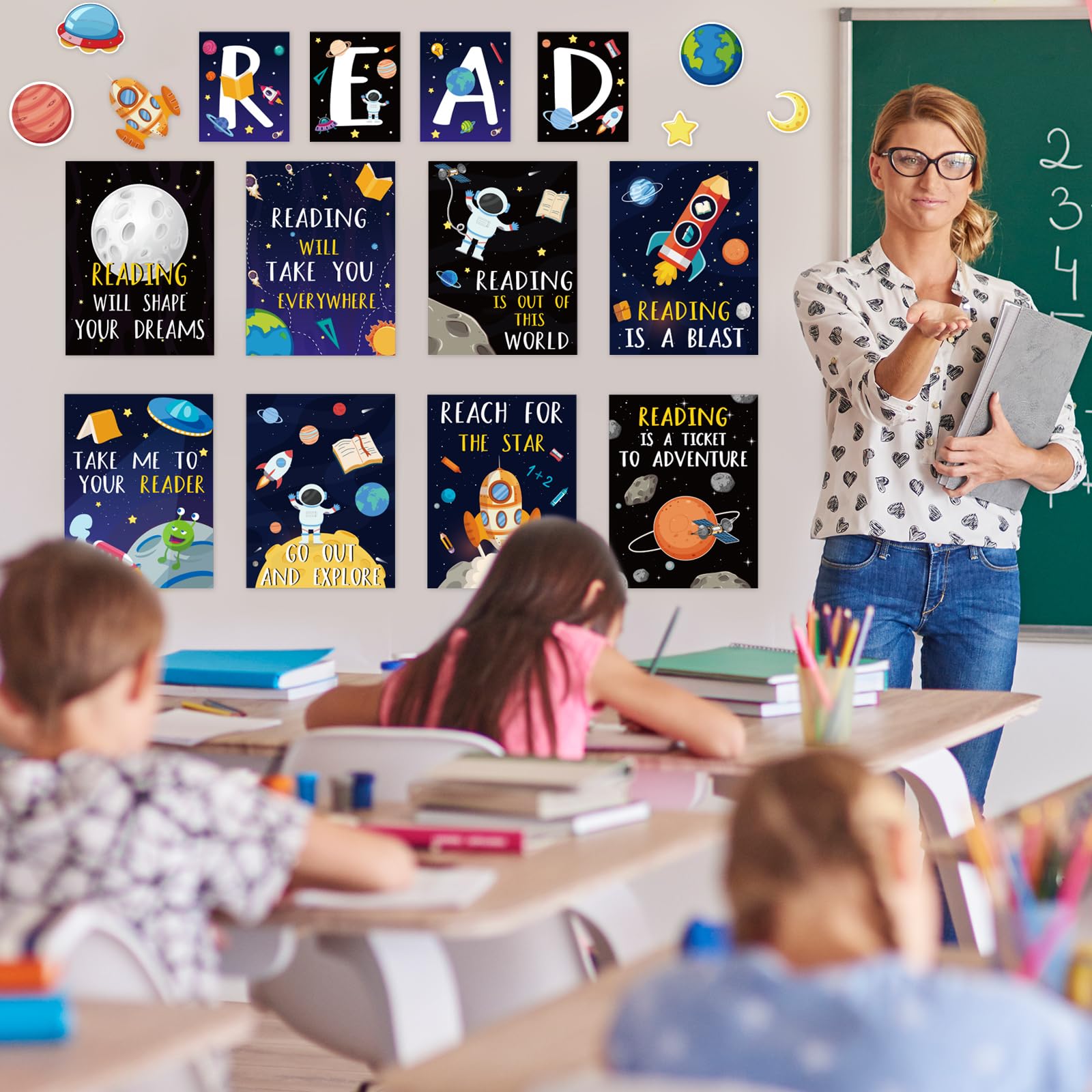 Space Bulletin Board Decor Outer Space Classroom Bulletin Board Set ...