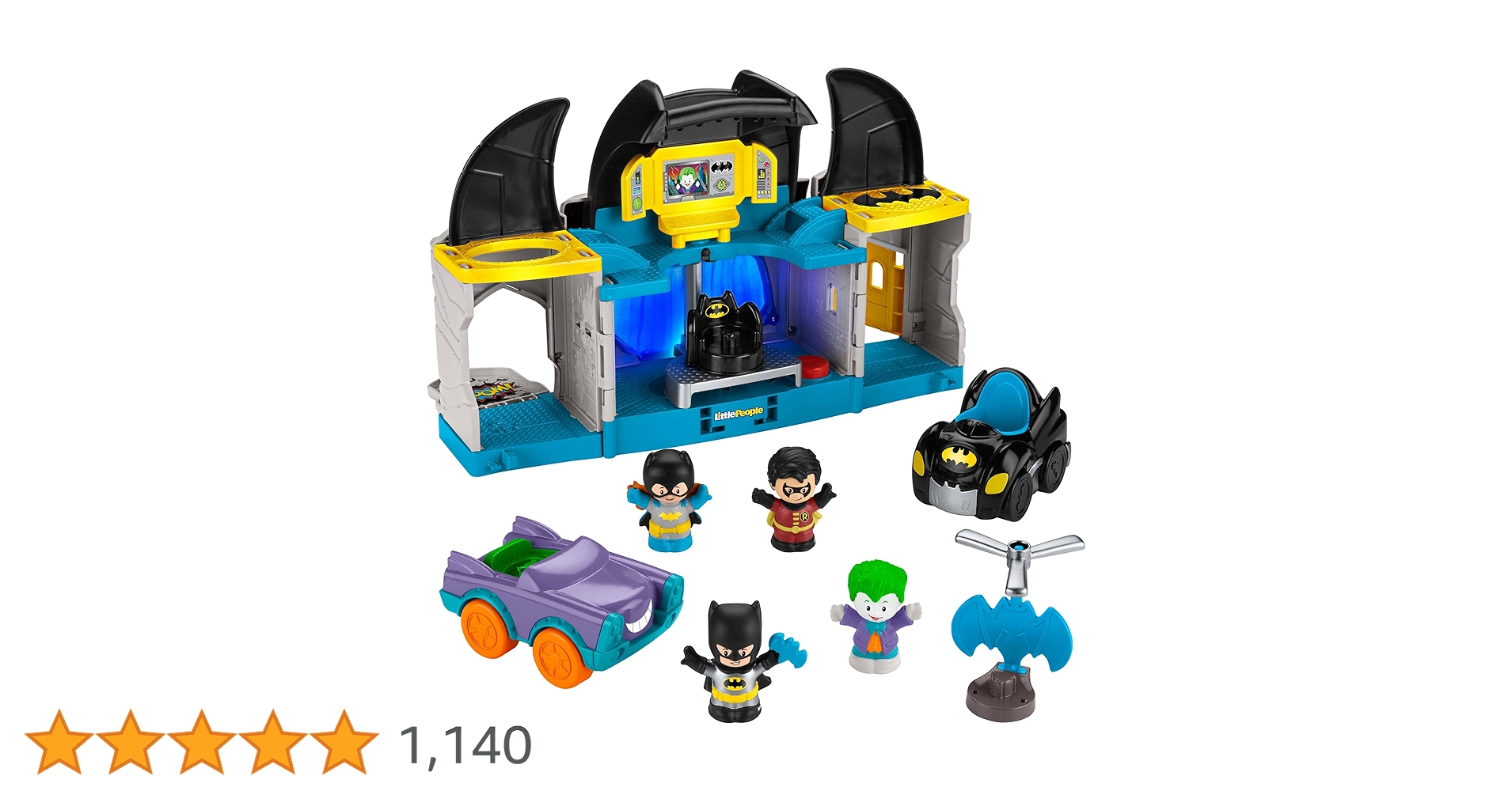 Fisher-Price Little People DC Super Friends Toddler Toy Deluxe