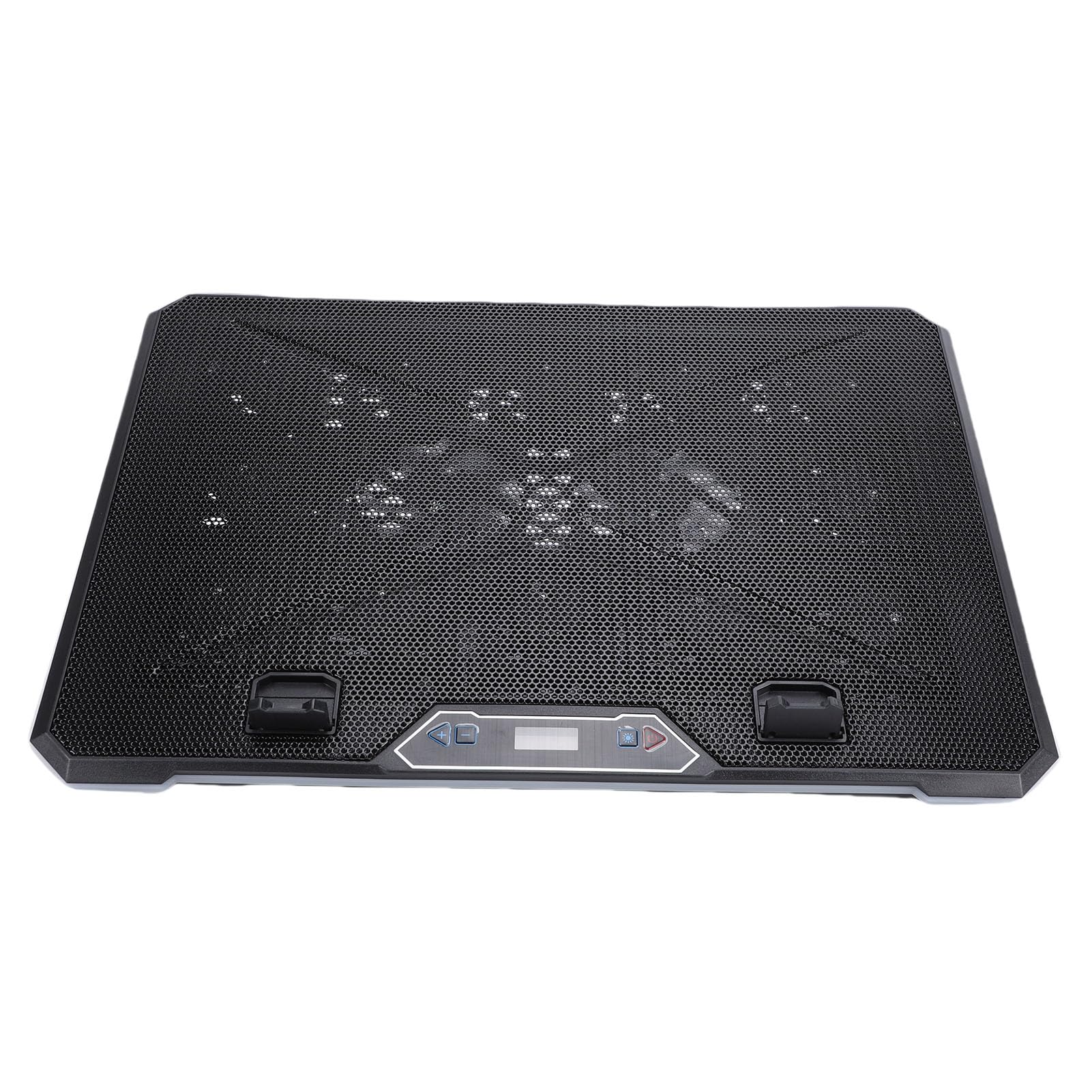 Almohadilla de Enfriamiento para Computadora Portátil RGB Enfriamiento Potente Velocidades Ajustables Enfriador de 12 a 19 Pulgadas para Jugadores Metal y ABS (14 Aficionados)