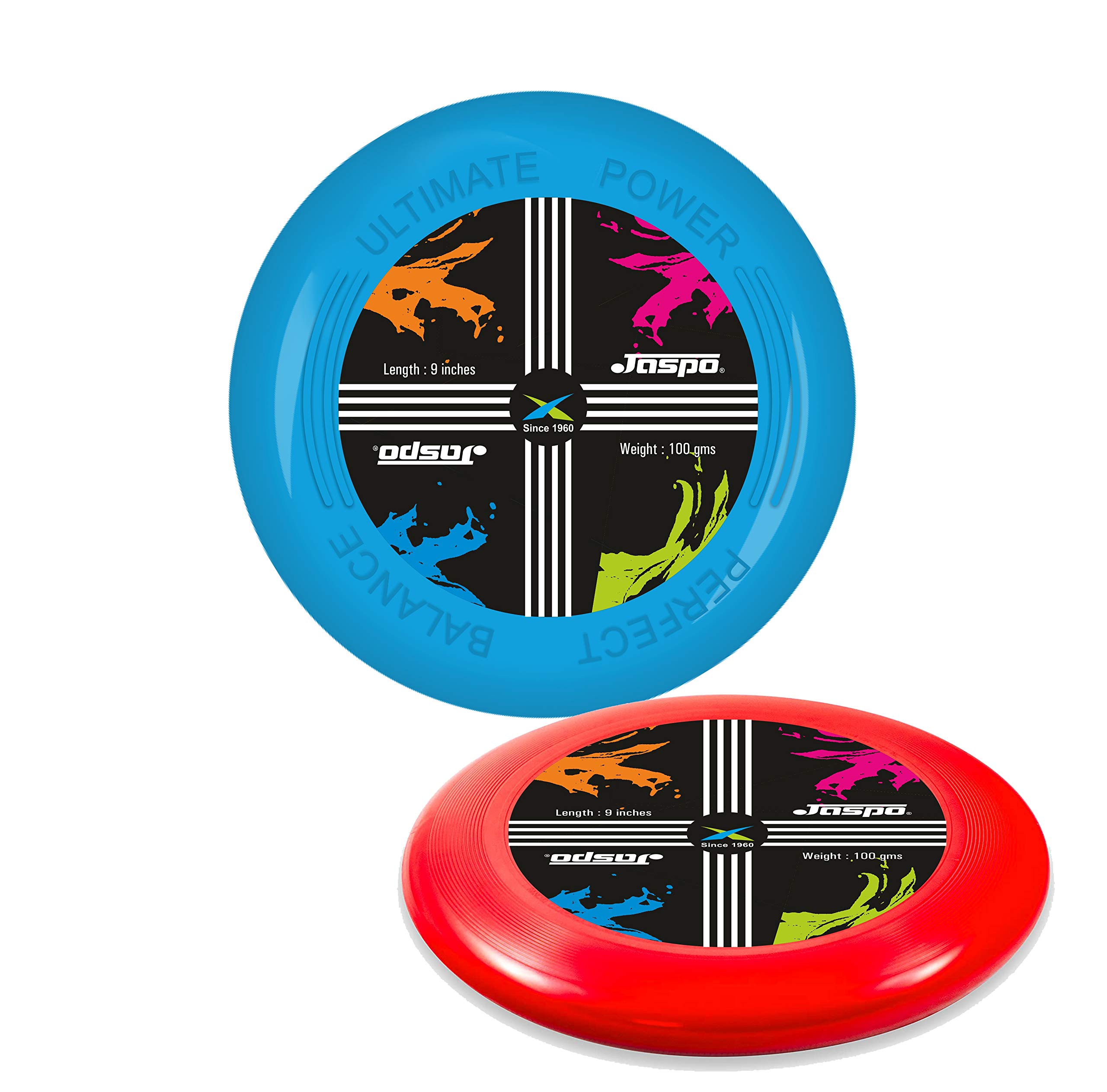 jaspo Frisbee Flying Unbreakable Disc Toy for Kids, Plays in Backyard Indoor/Outdoor with Diameter 23cms Multicolored Pack,Suitable for Dogs & Pets