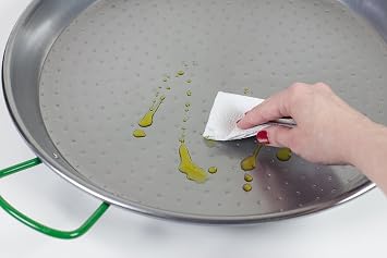 Virtus A4172447 Spanish Paella Pan, 18 1/2, Gray