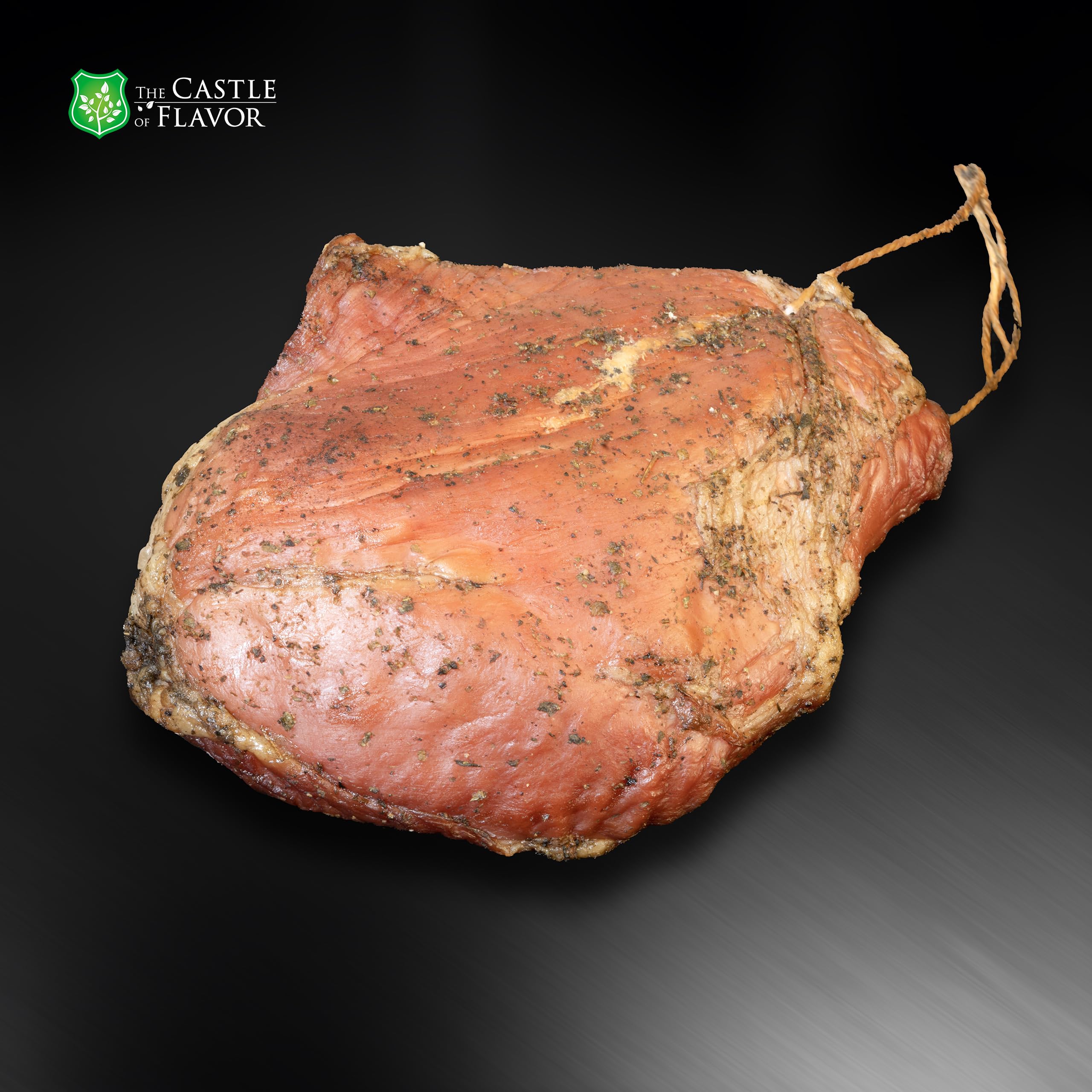 Geräucherter Schinken - traditionell geräuchert und mit Kräutern verfeinert- Wurstwaren 2x350g - Trockenwurst - Rohwurst - Dauerwurst am Stück - Trockenfleisch - getrocknete Wurst Snack