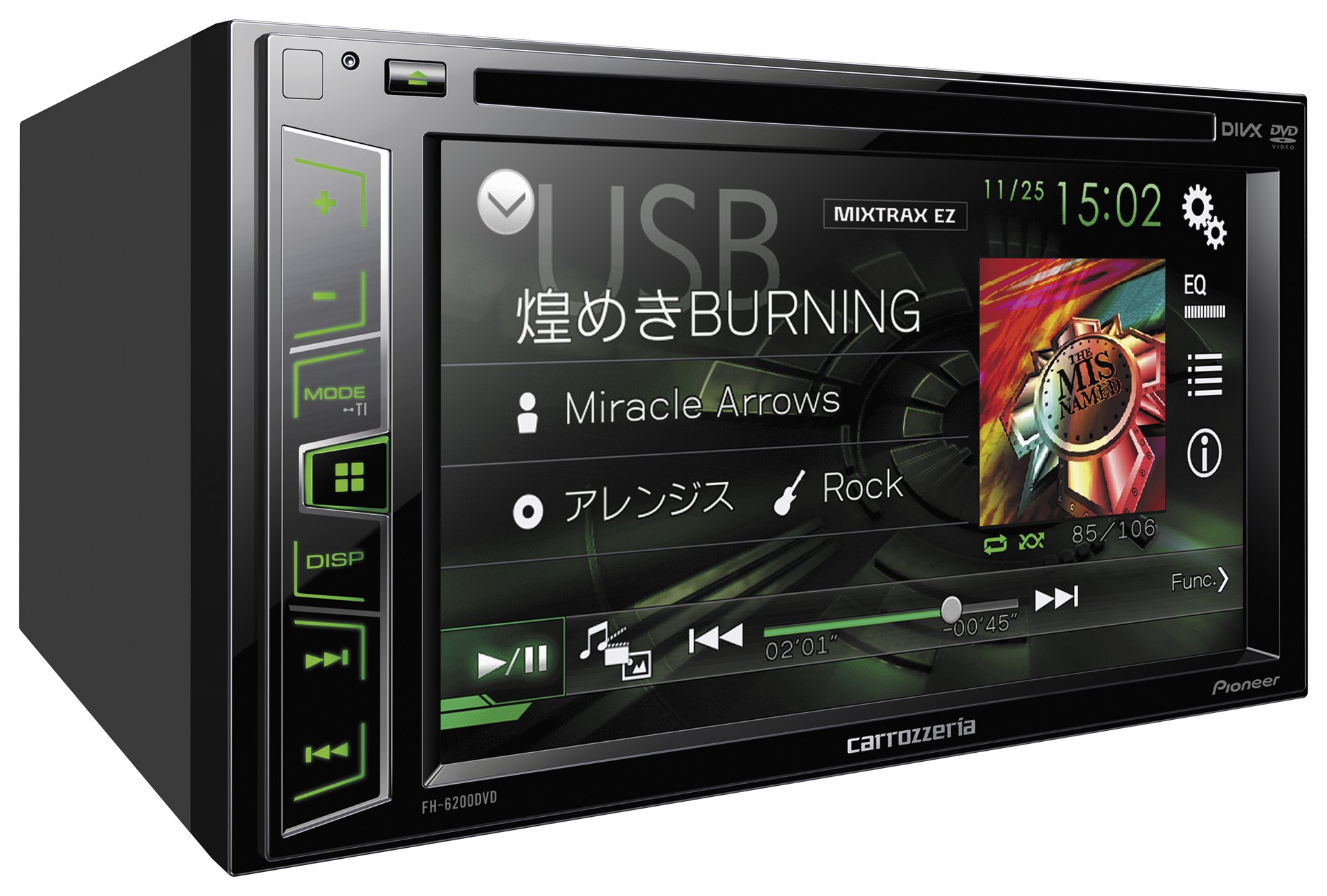カロッツェリア DVD USB CD FH-6200DVD 未使用