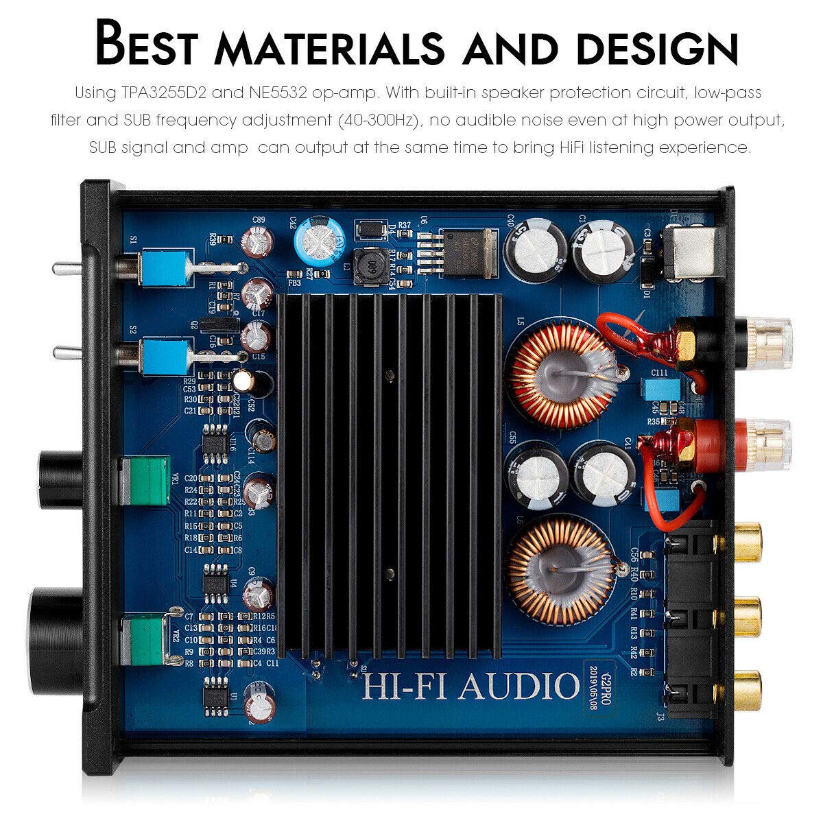 Buy Nobsound G2 PRO 300W Subwoofer Amplifier Mini Mono Channel Class D