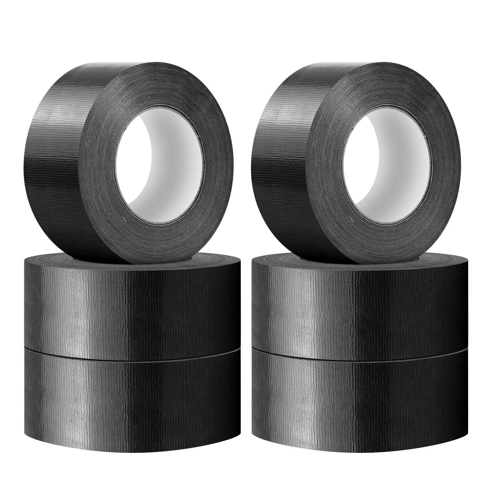 Cinta adhesiva multi [6 rollos] 50 mm x 25 m barrera de vapor profesional | resistente a los rayos UV y al agua para fijación de cables, sellado de ventanas, apto para la industria y bricolaje