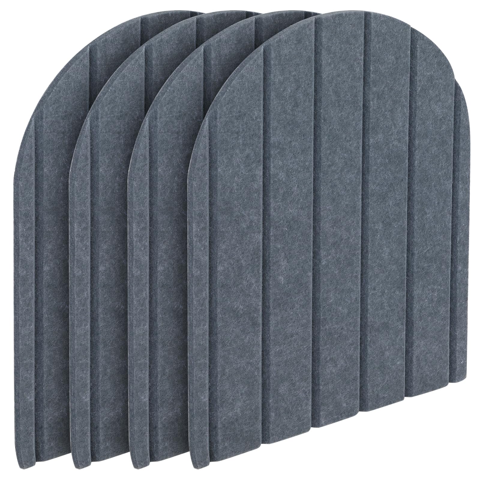 Panneaux muraux rembourrés feutre 3D anti-collision chambre 4 pcs