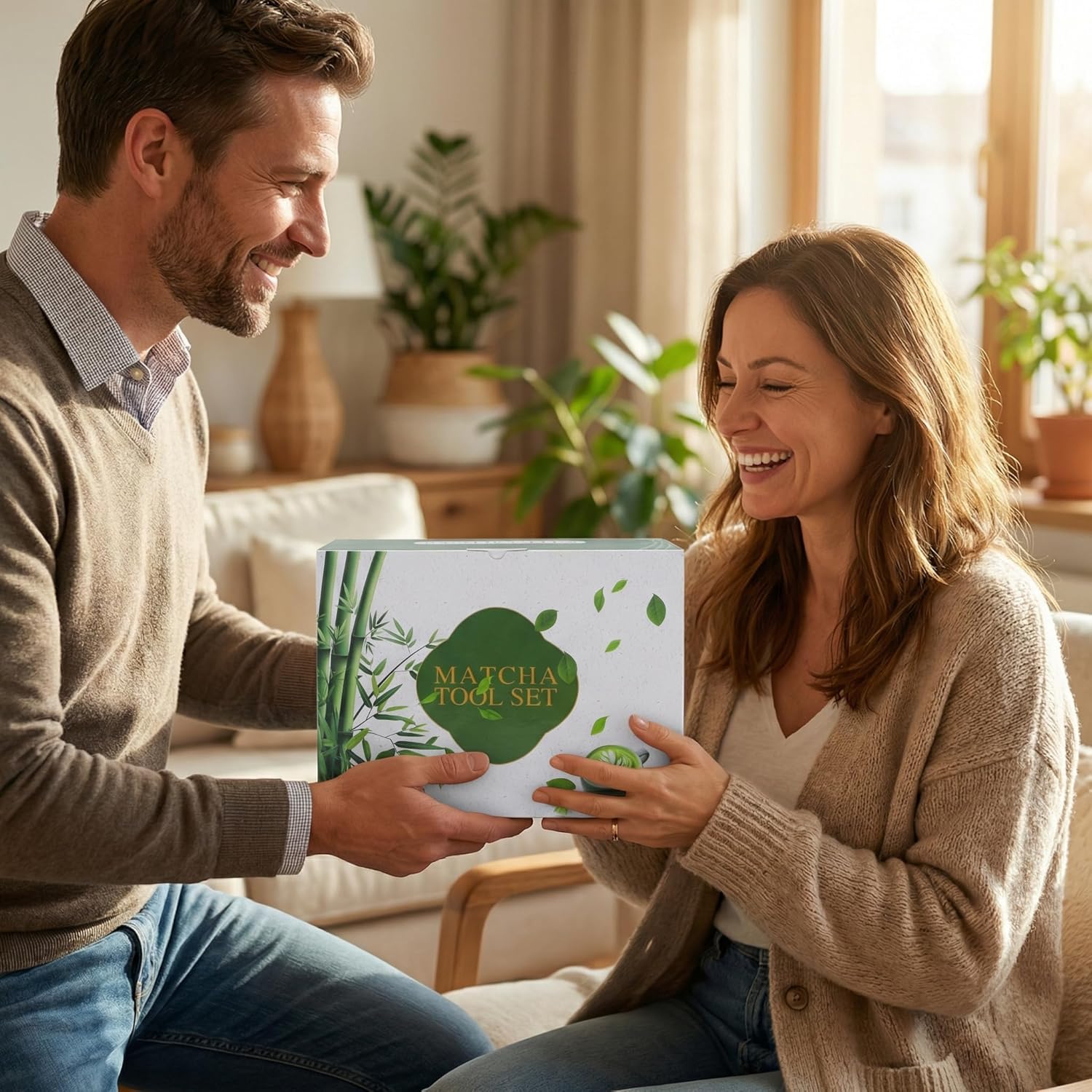 Matcha Tool Set, 10 Piece Traditional Japanese Tea Ceremony Kit with Bamboo Whisk, Ceramic Bowls, Cups, Strainer, Spoons, Holder and Cloth (pink)