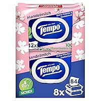 Tempo Carta igienica umida, latte di mandorle e pantenolo