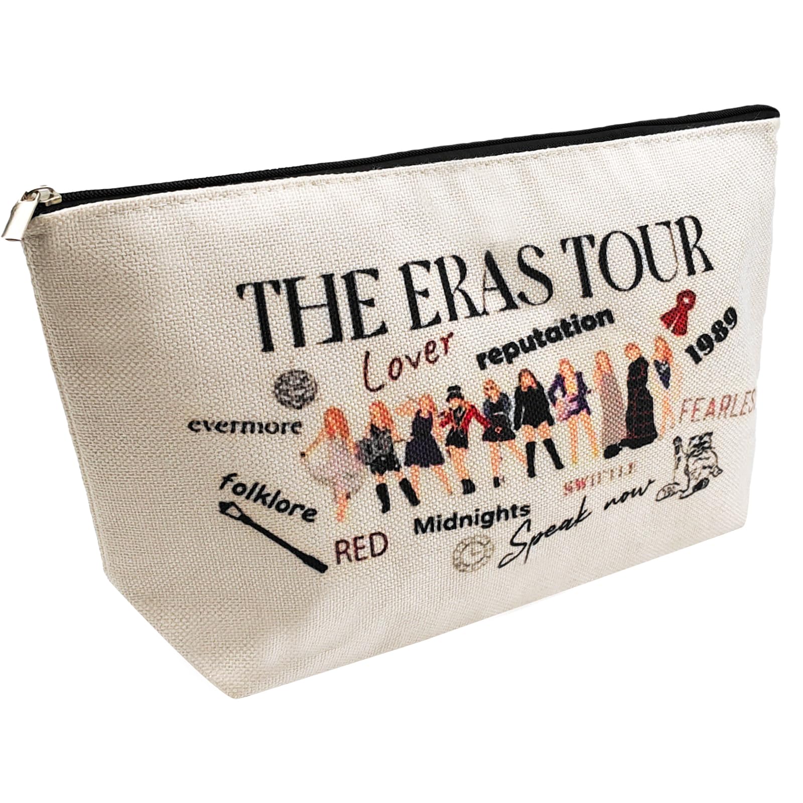 Music Lover Small Makeup Bag Gifts for Women, Singer Makeup Bags, Singer Merch Cosmetic Bag for Next Era, Gift for Women Friends Birthday Mother's Day